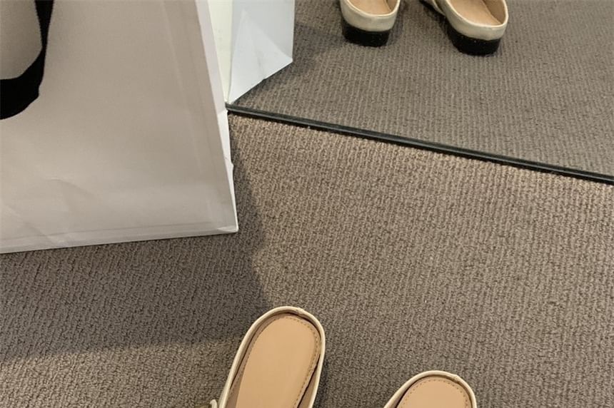 Jane Mules Mary Faux Leather