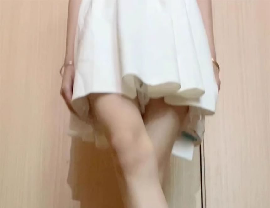 Slide Bow Sandals Heel Chunky Rhinestone