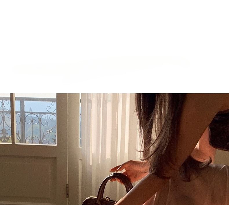 Kitten Faux Toe Leather Heel Square Mules