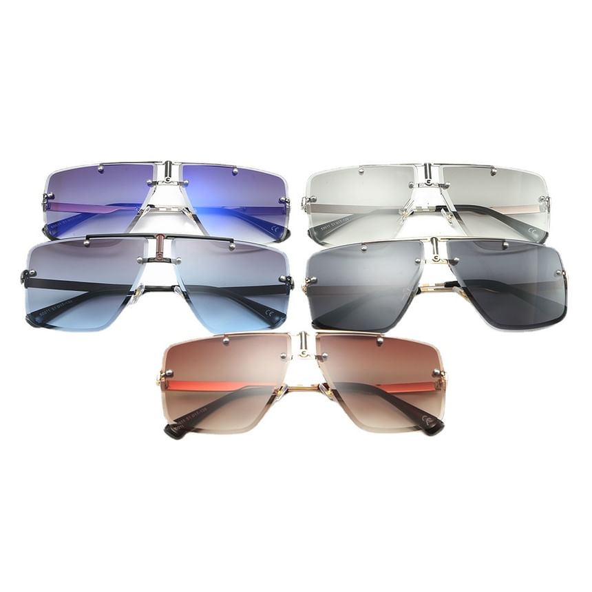 Frame Ombre Sunglasses Square