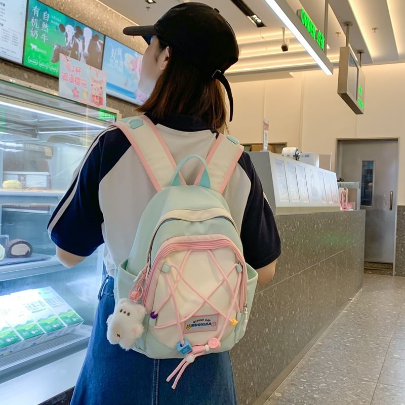 Block Backpack Canvas Color