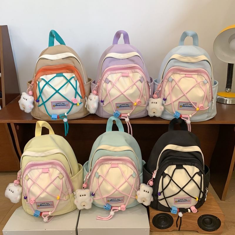 Block Backpack Canvas Color