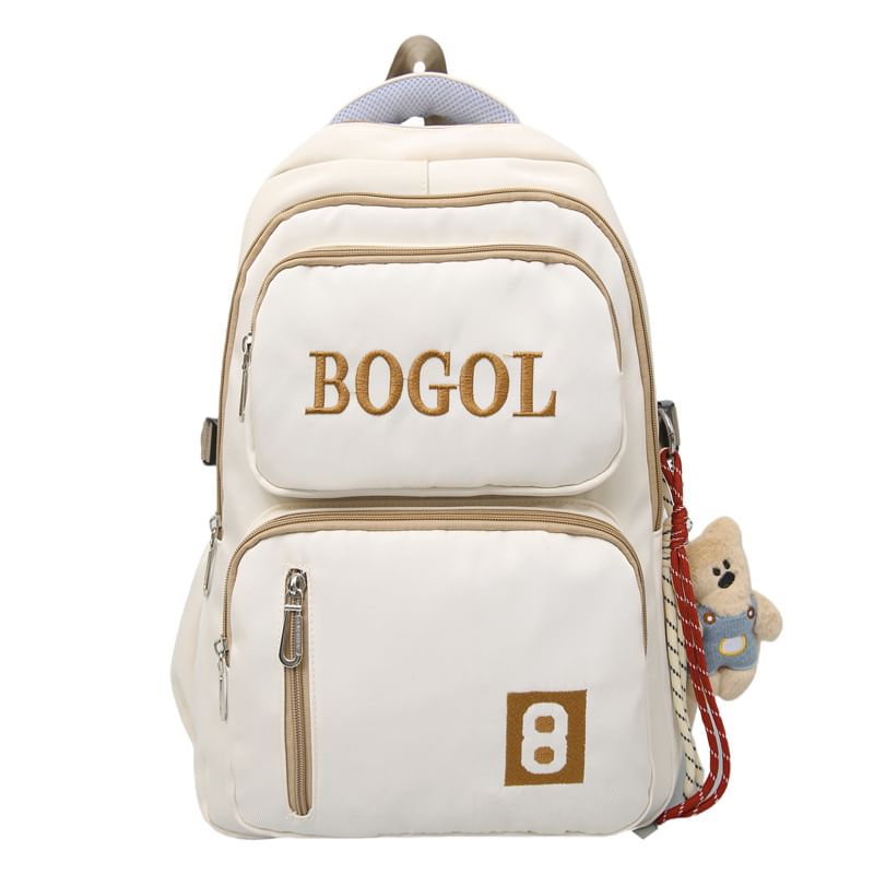 Backpack Lettering Zip