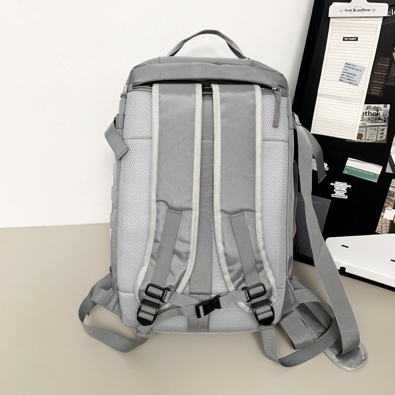 Lettering Backpack Zip