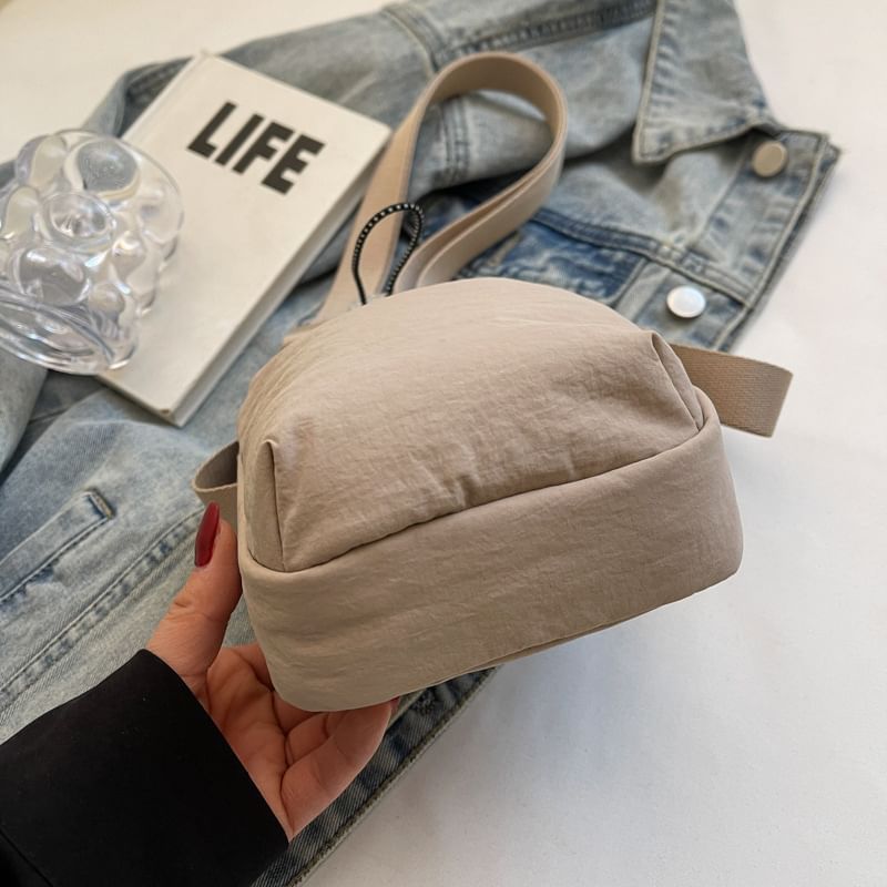 Bag Crossbody Plain Drawstring