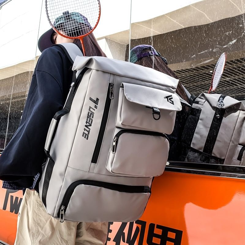 Zip Backpack Lettering