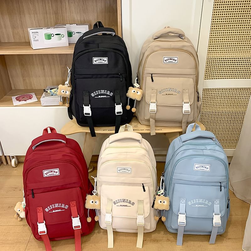 Zip Lettering Backpack