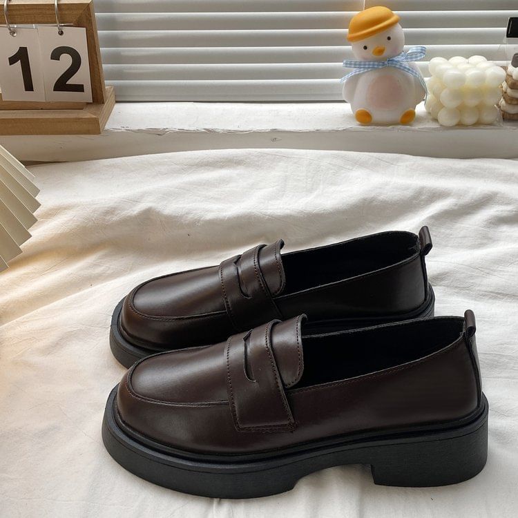Penny Loafers Platform