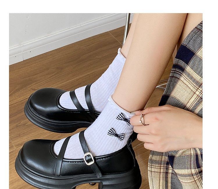 Platform Shoes Mary Jane