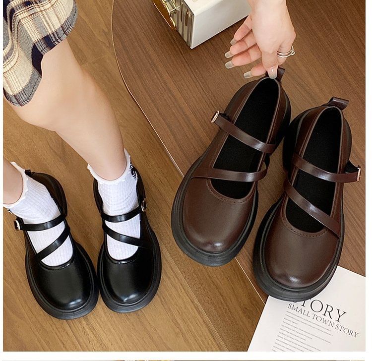 Platform Shoes Mary Jane