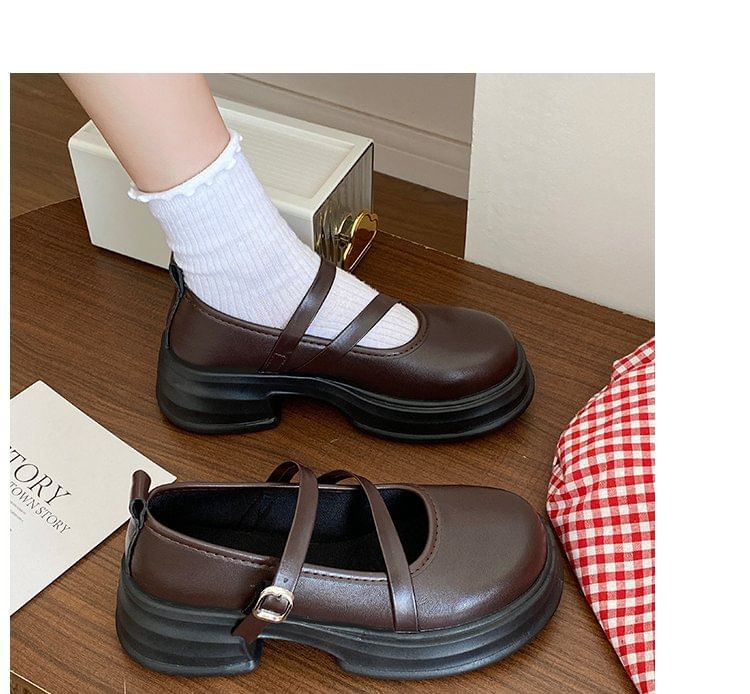 Platform Shoes Mary Jane