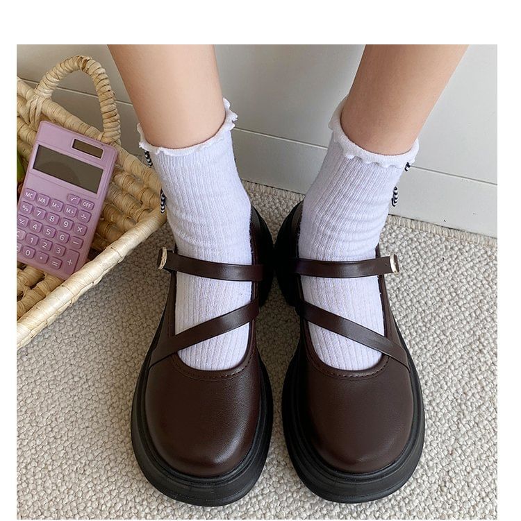 Platform Shoes Mary Jane