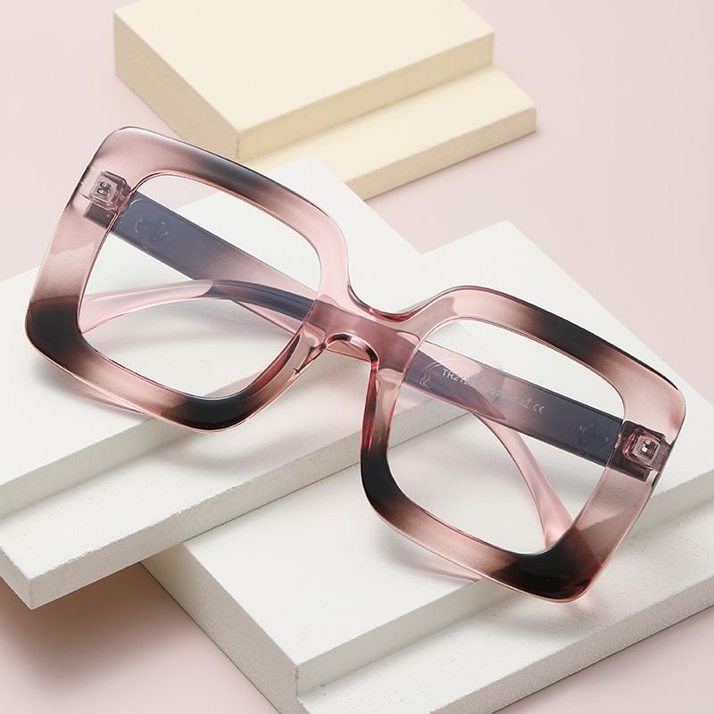 Thick Frame Square Sunglasses