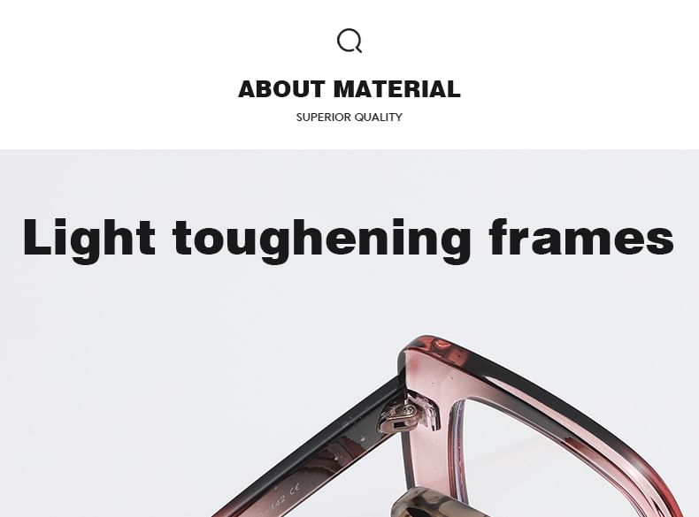 Thick Frame Square Sunglasses