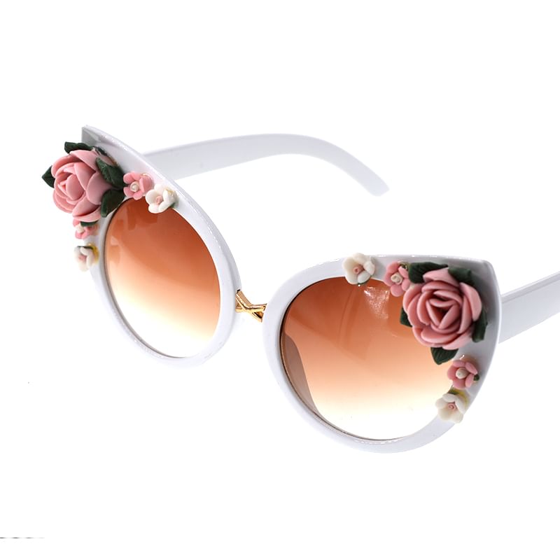 Eye Sunglasses Rhinestone Cat
