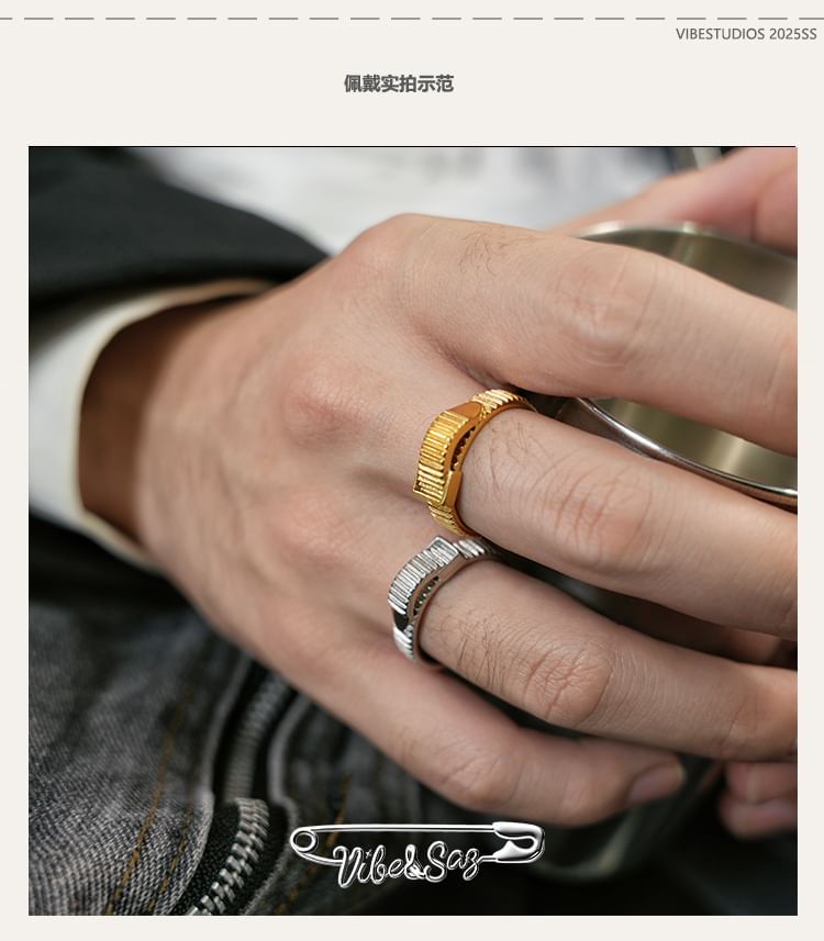 Unisex Cable Tie Rings