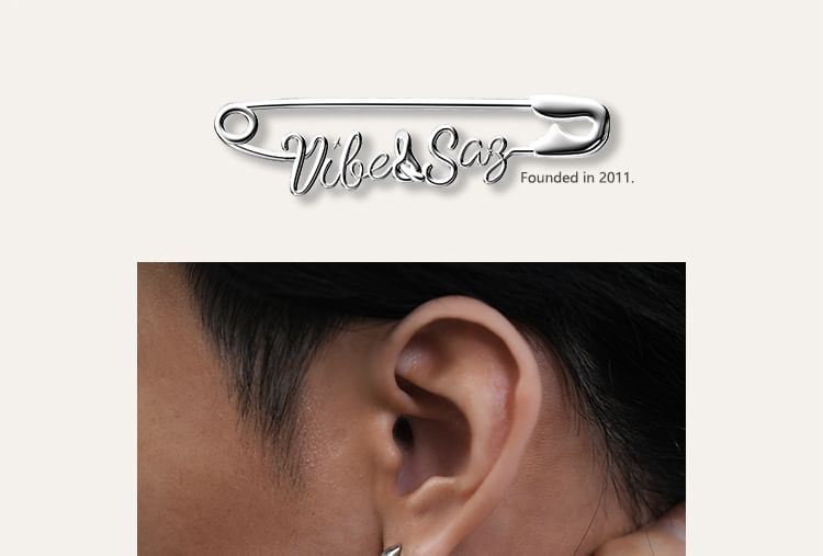 Unisex D Hoop Earrings