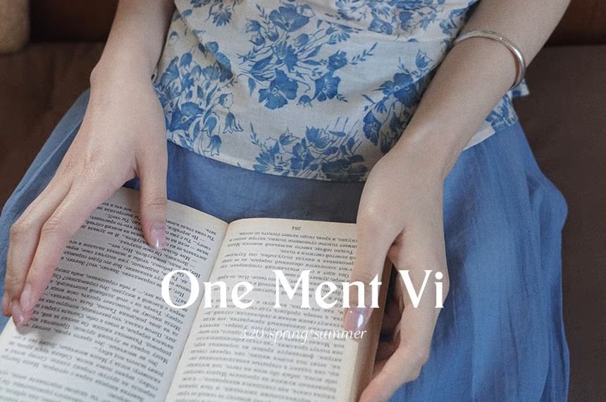 Top Print Tube Sleeveless Floral