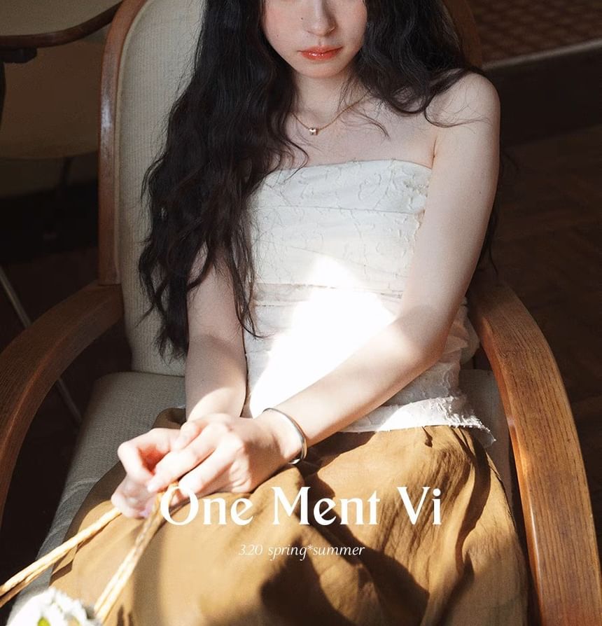 Tube Top Print Sleeveless Floral