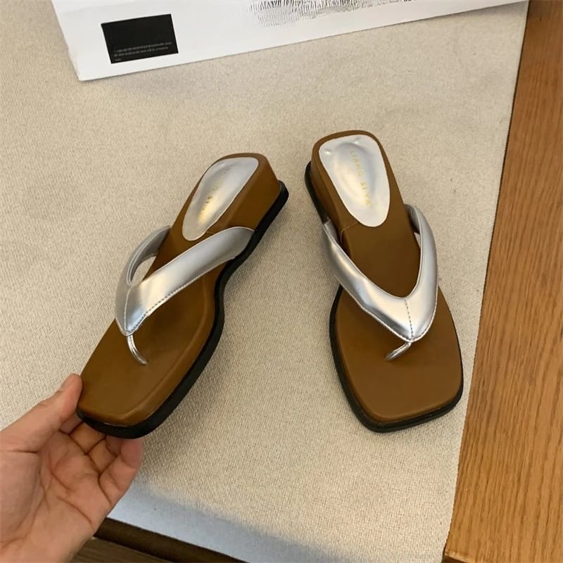 Flip-Flops Heel Wedge