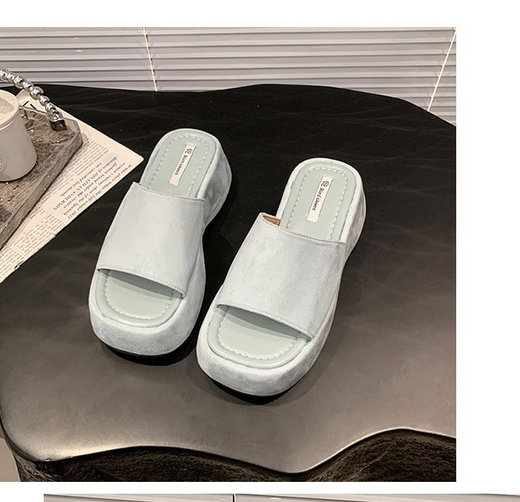 Platform Sandals Slide