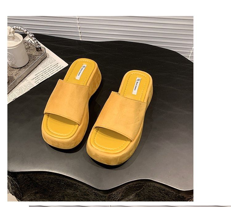 Platform Sandals Slide