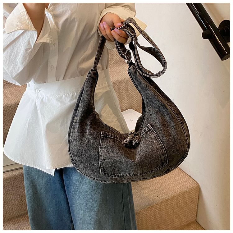 Denim Shoulder Bag
