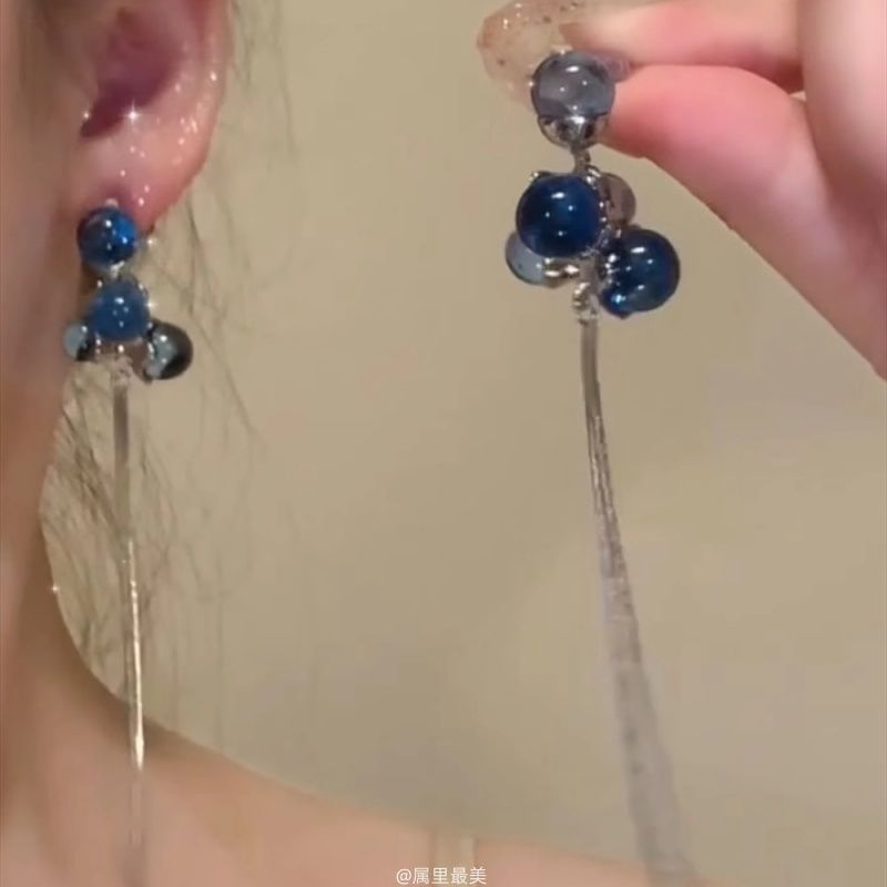 Drop Beaded Earring Fringe