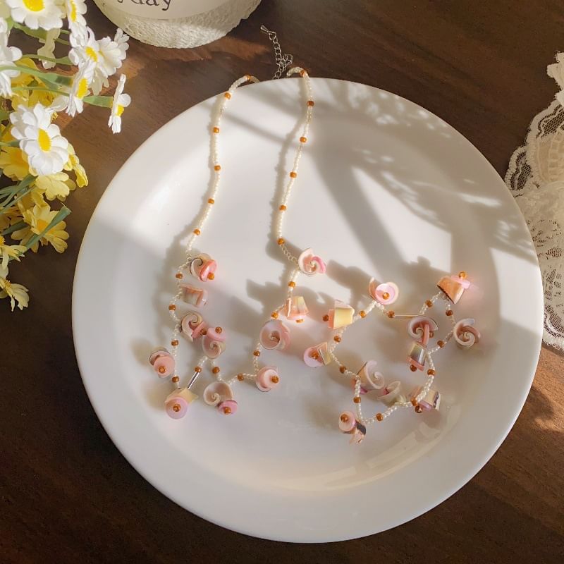 Bracelet Bead Shell Necklace /