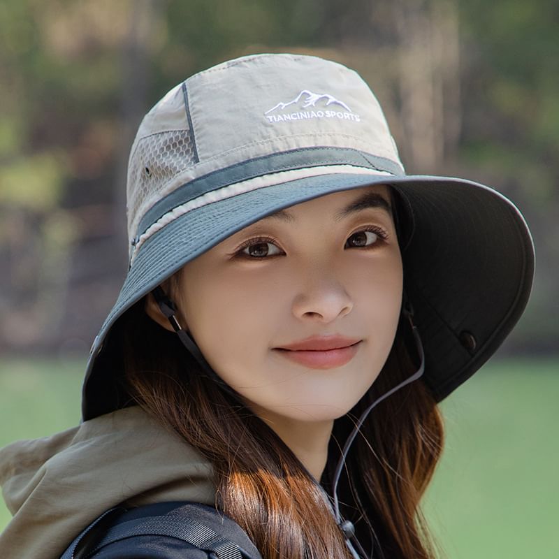 Embroidered Panel Boonie Hat