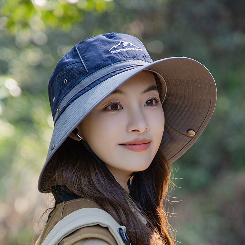 Embroidered Panel Boonie Hat