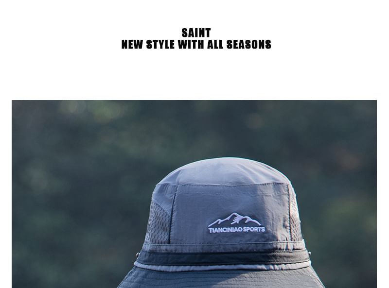 Embroidered Panel Boonie Hat