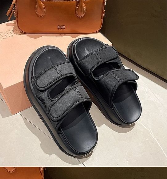 Adhesive Sandals Strap Platform