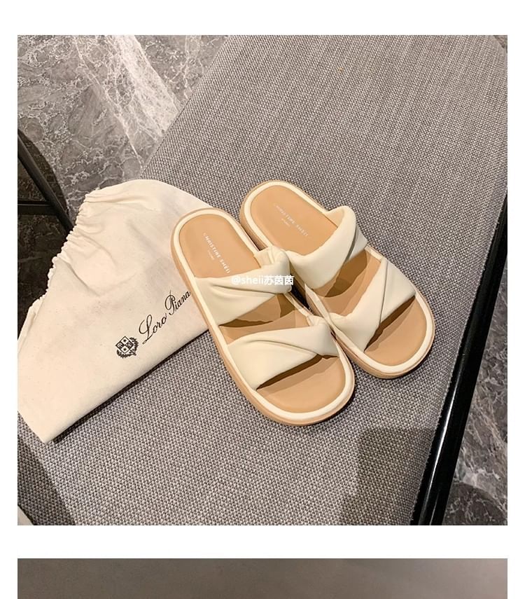 Sandals Double-Strap Slide