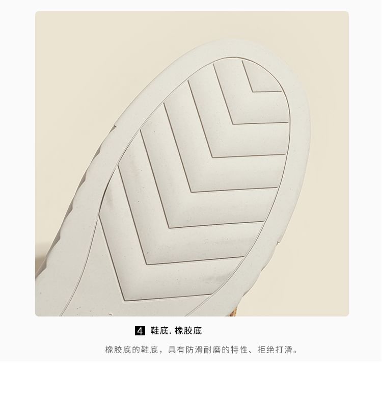 Platform Buckled Slip-Ons