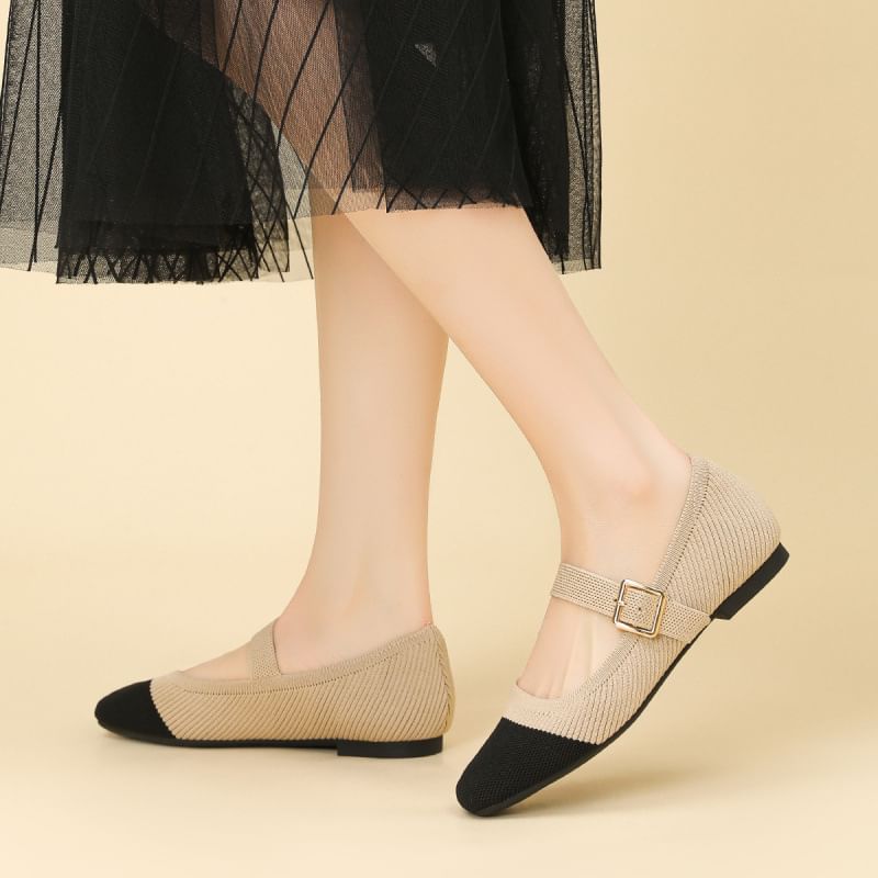 Toe Jane Shoes Square Mary