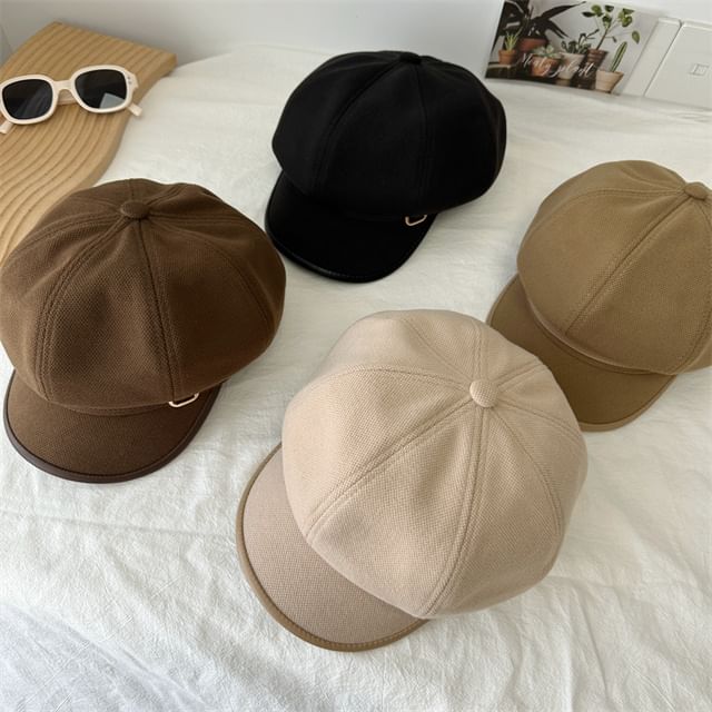 Plain Newsboy Cap