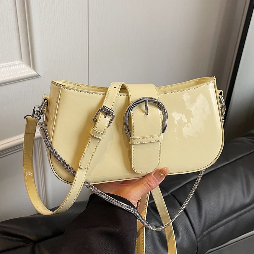 Buckled Crossbody Shoulder Bag