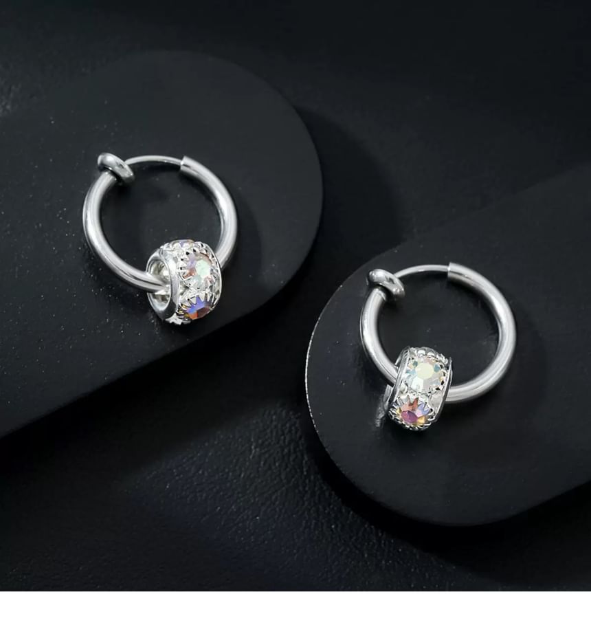 Rhinestone Alloy Ear Cuff Set