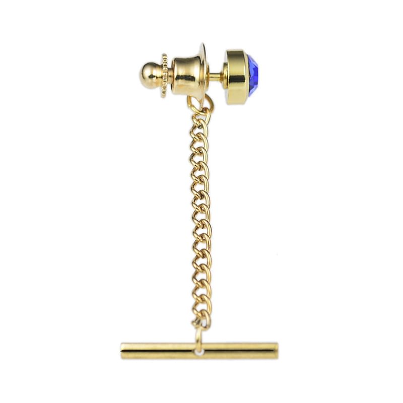 Chain Tie Pin - CZ