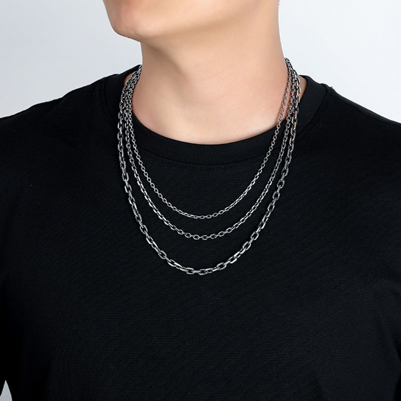 925 Sterling Silver Chain Necklace Various Designs
