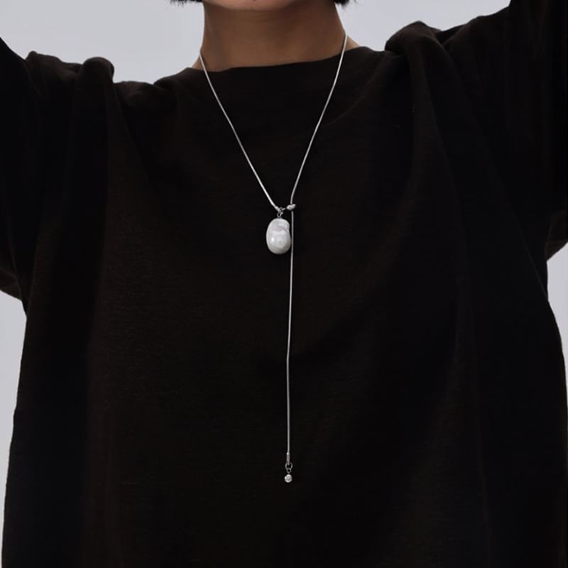 Lariat Pendant Necklace, Assorted Patterns