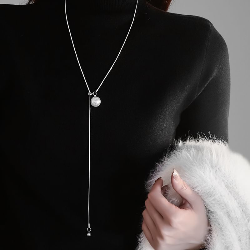 Lariat Pendant Necklace, Assorted Patterns