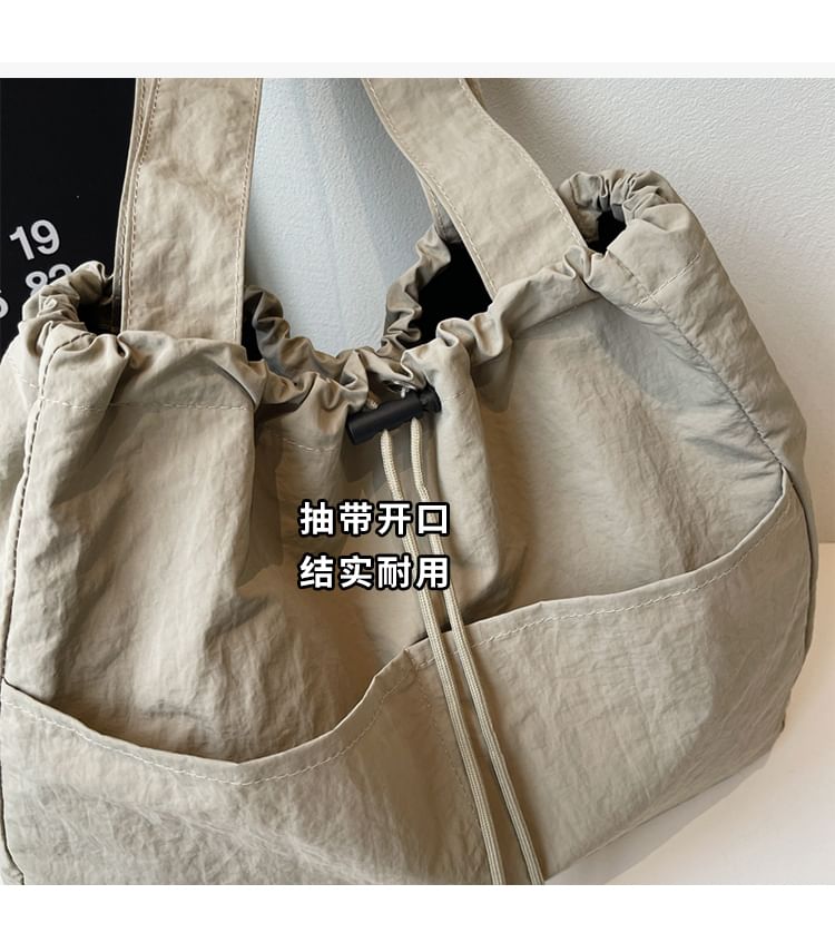 Textile Plain Shoulder Bag