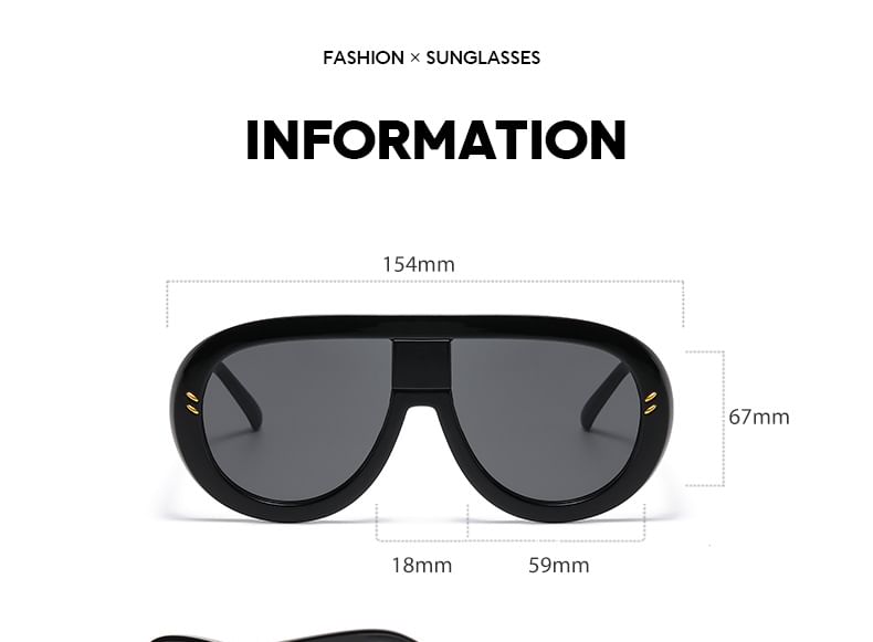 Retro Oversized Sunshades