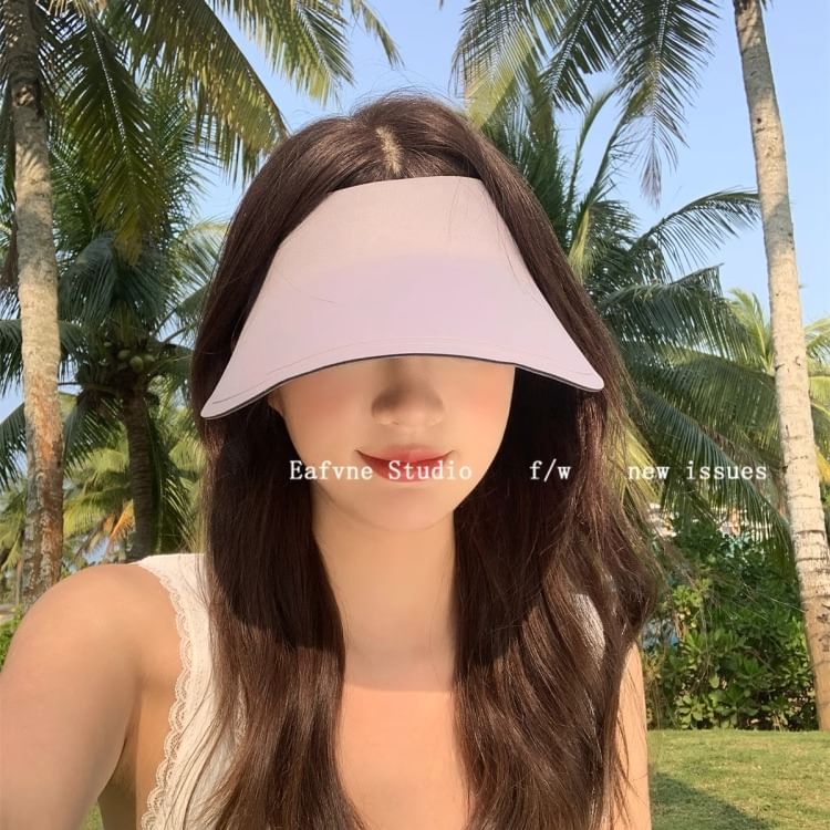 Wide Visor Brim Plain