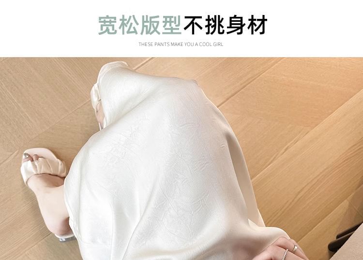 Drawstring-Waist Solid Midi Flared Skirt