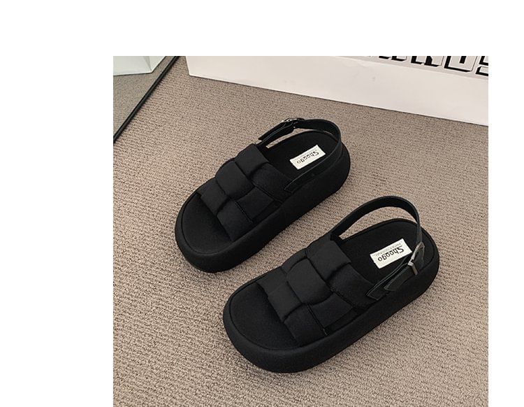Platform Woven Sandals