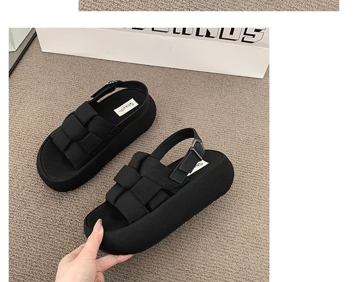 Platform Woven Sandals
