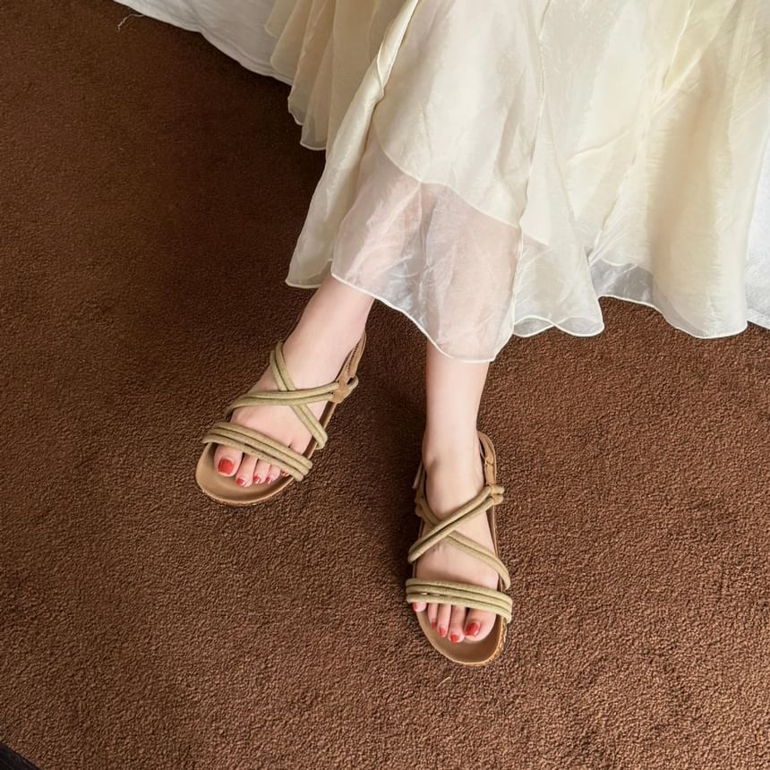 Plain Strap Sandals